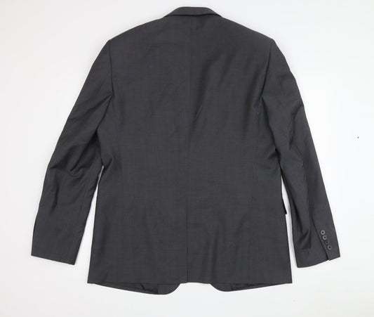 Mens UK Size 42 Jaeger Regular Black Suit Jacket