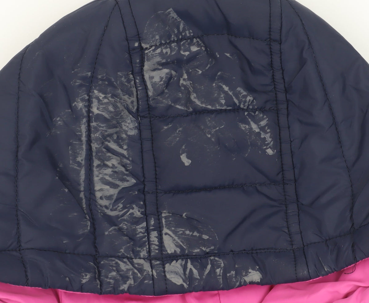 Additional view of Lee Cooper Women's Blue Pink Bomber Jacket, size 10