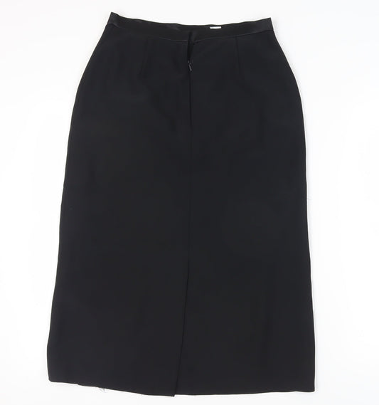 Jacques Vert Women's Black Midi Pencil Skirt, Size 14