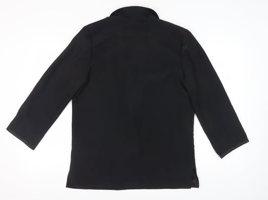 Jacques Vert Women's Black Tuxedo Suit Jacket, Size 14