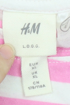 Womens UK Size XL H&M Multicoloured Basic T-Shirt