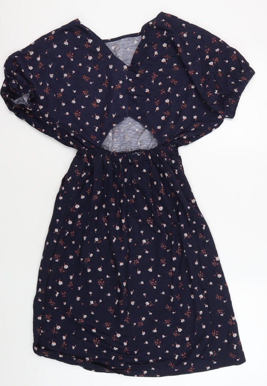 Next Women's Blue Size 6 Floral Dress