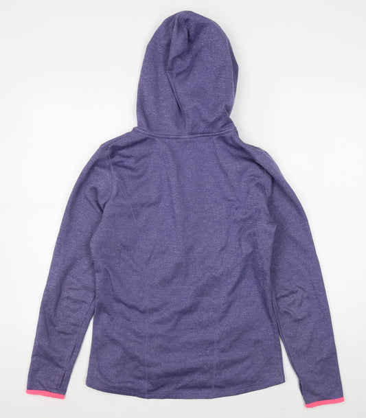 Champion Women's Purple 1/4 Zip Hoodie