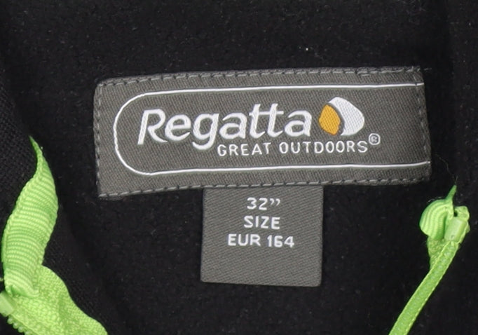 Teens UK Size 34 Regatta Black Basic Jacket