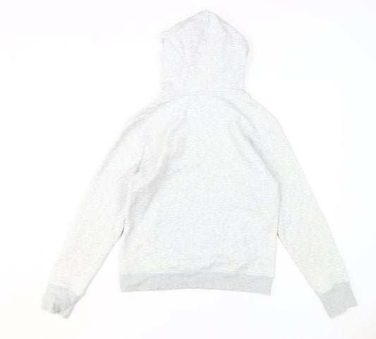 Puma Women's Grey Pullover Hoodie L - Sporty and Stylish