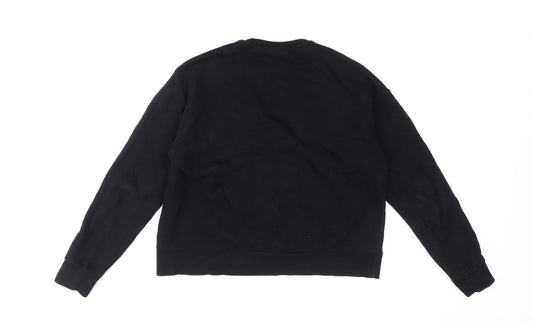 Womens UK Size 10/12 Disney Black Pullover Sweatshirt