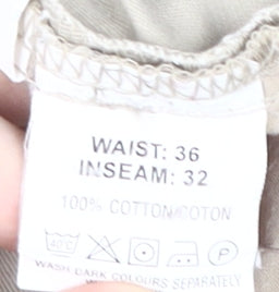 Yves Saint Laurent Men's Ivory Chino Trousers 36