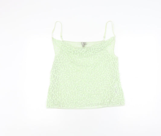 Womens UK Size 12 ASOS Green Camisole Tank