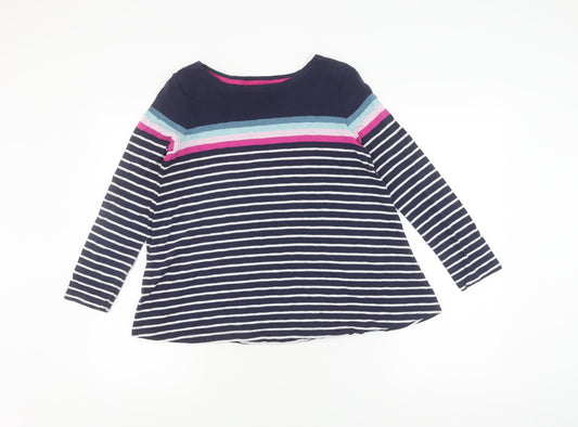 Womens UK Size 6 Joules Blue Basic T-Shirt