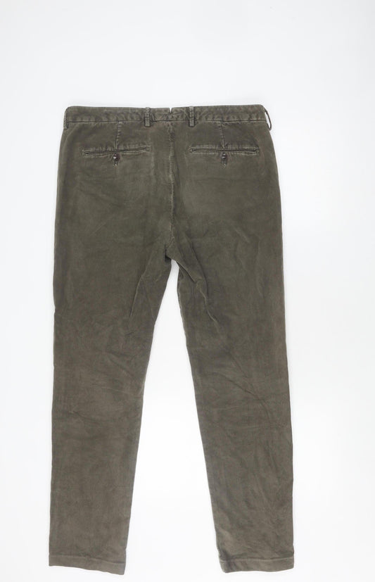 SEVENTY Men's Grey Chino Trousers Size 52