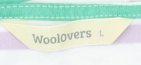 Womens UK Size L Woolovers Multicoloured T-Shirt