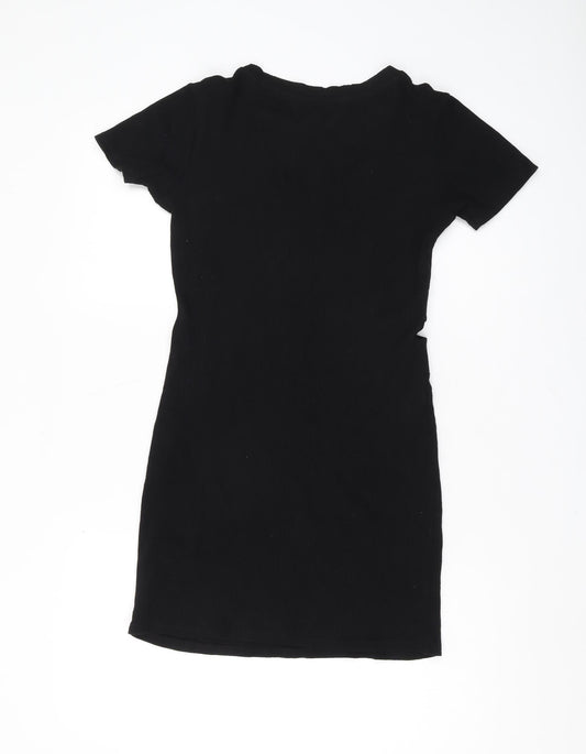 Brave Soul Women's Black Bodycon Dress - Size S