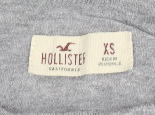 Womens UK Size XS Hollister Grey Jersey Tank