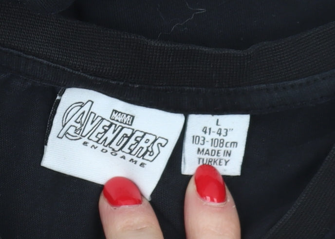 Marvel Avengers Black Men's T-Shirt L