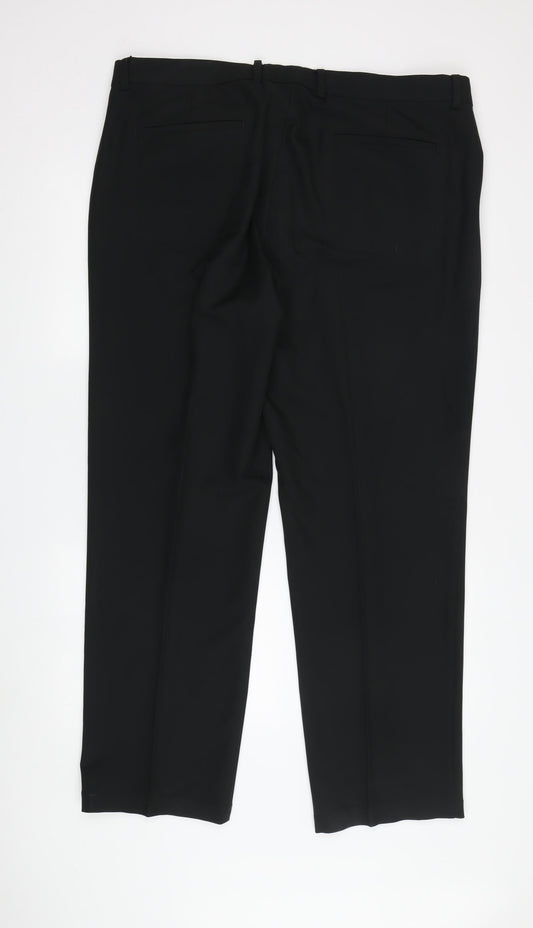 Greg Norman Men's Black Dress Pants 38x30 Machine Washable