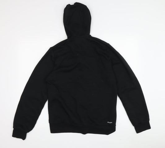 Adidas Unisex Black Full Zip Hoodie Size S Regular Fit