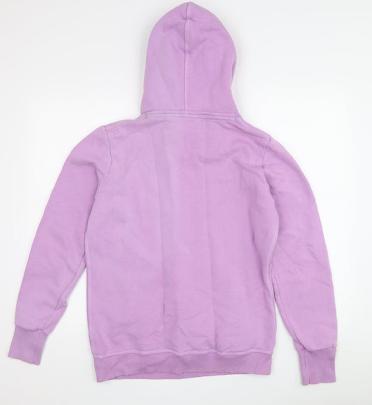 Superdry Women's Purple Pullover Hoodie - Size L