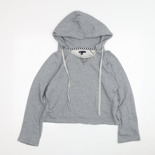 Womens UK Size XS Gap Grey Pullover Hoodie