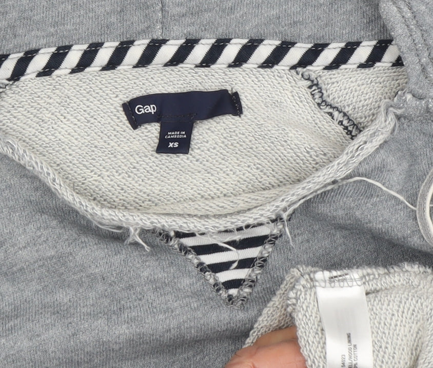 Gap Women's Grey Pullover Hoodie XS