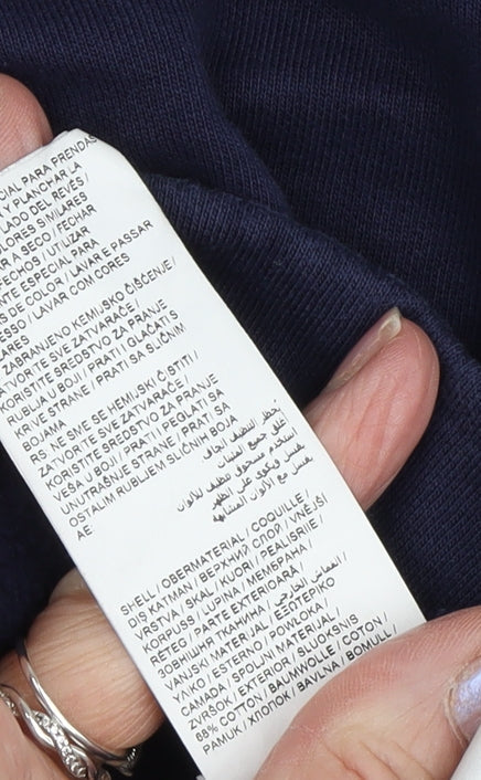 Puma Women's Blue Pullover Sweatshirt L