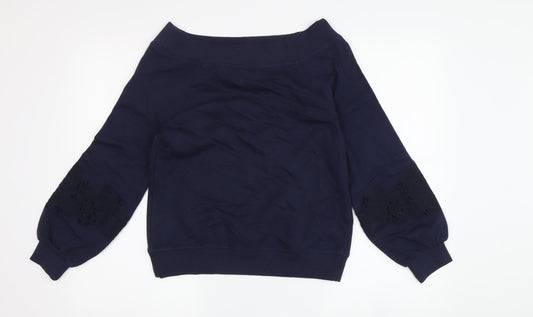 Womens UK Size XS NEXT Blue Pullover Sweatshirt