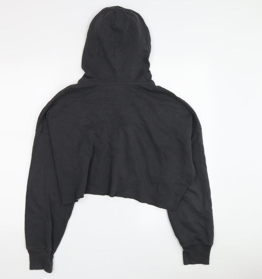Hollister Women's Black Graphic Pullover Hoodie S