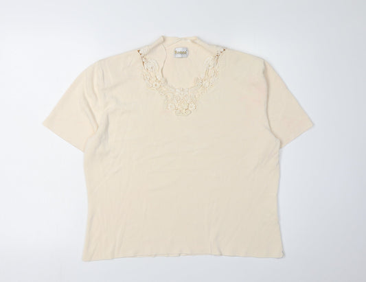 Womens UK Size L Roman Originals Beige Jumper