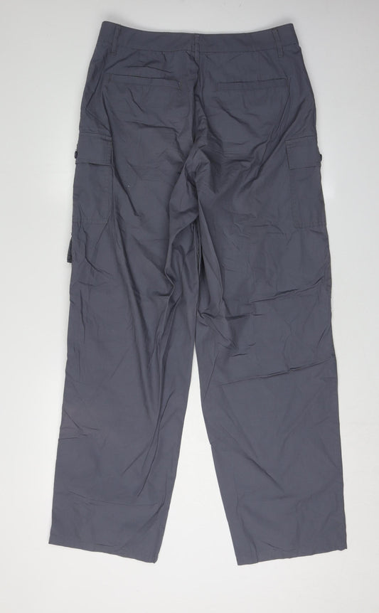 Asos Design Men's Grey Cargo Trousers Size 32