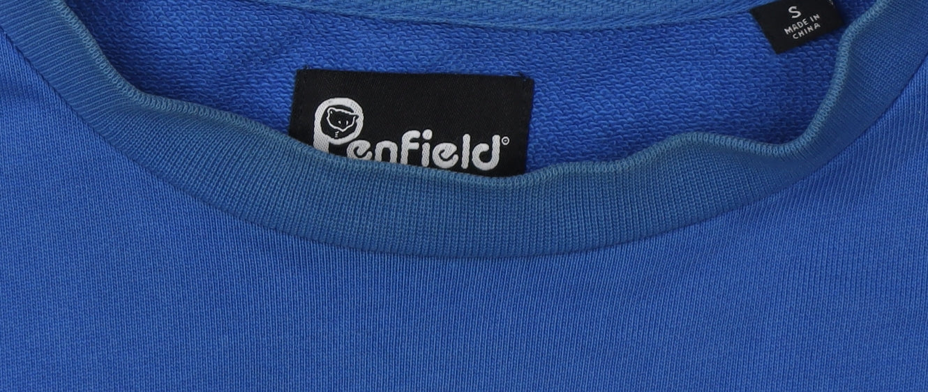 Penfield Men's Blue Sweatshirt, Size S, Crew Neck Pullover