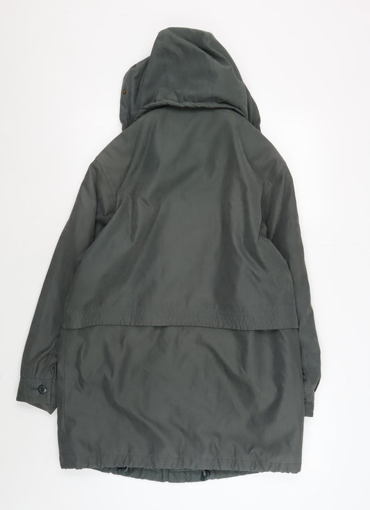Womens UK Size S Dannimac Green Anorak Coat