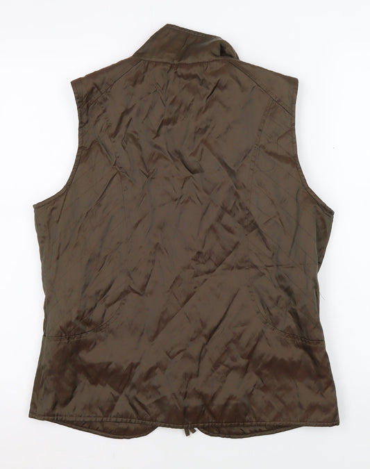 Lakeland Women's Brown Quilted Waistcoat - Size 12