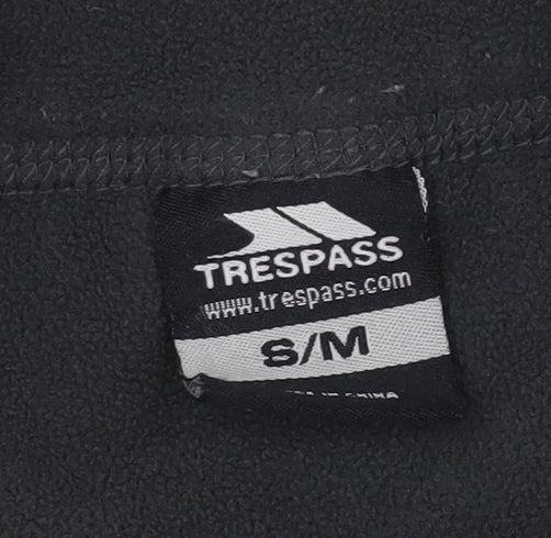 Trespass Men's Black Fleece Pullover, S, Lightweight