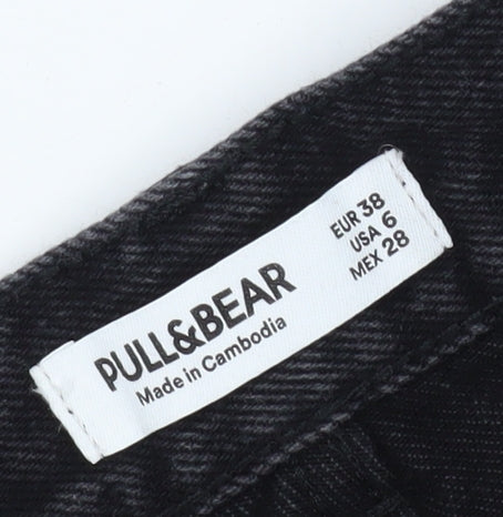 Pull & Bear Women's Black Straight Jeans Size 10