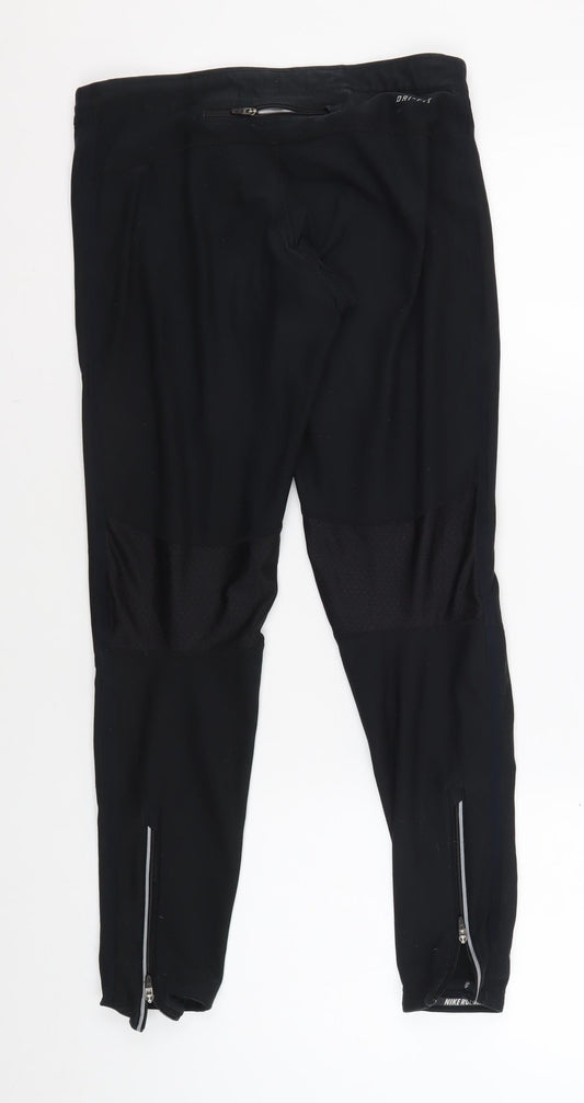 Nike Women’s Black Jogger Trousers, M, Reflective