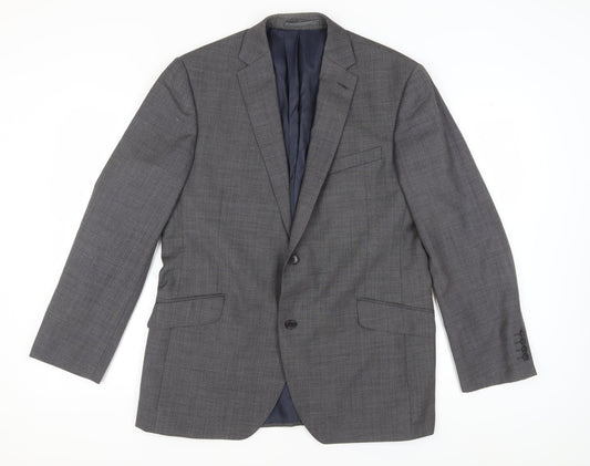 Mens UK Size 44 Austin Reed Regular Grey Suit Jacket
