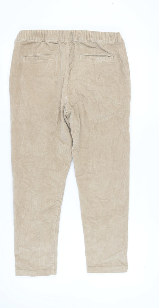 Selected Homme Men's Beige Corduroy Jogger, Size 32