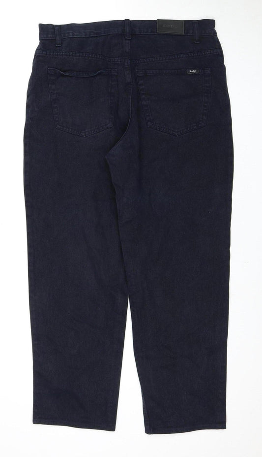 Mens UK Size 34 Relic Tapered Black Jeans