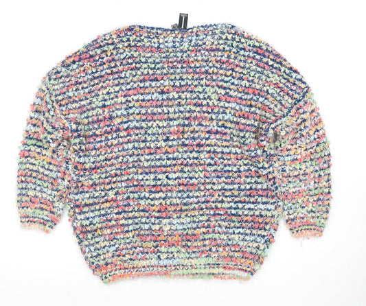 Womens UK Size 10 Izabel London Multicoloured Pullover Jumper