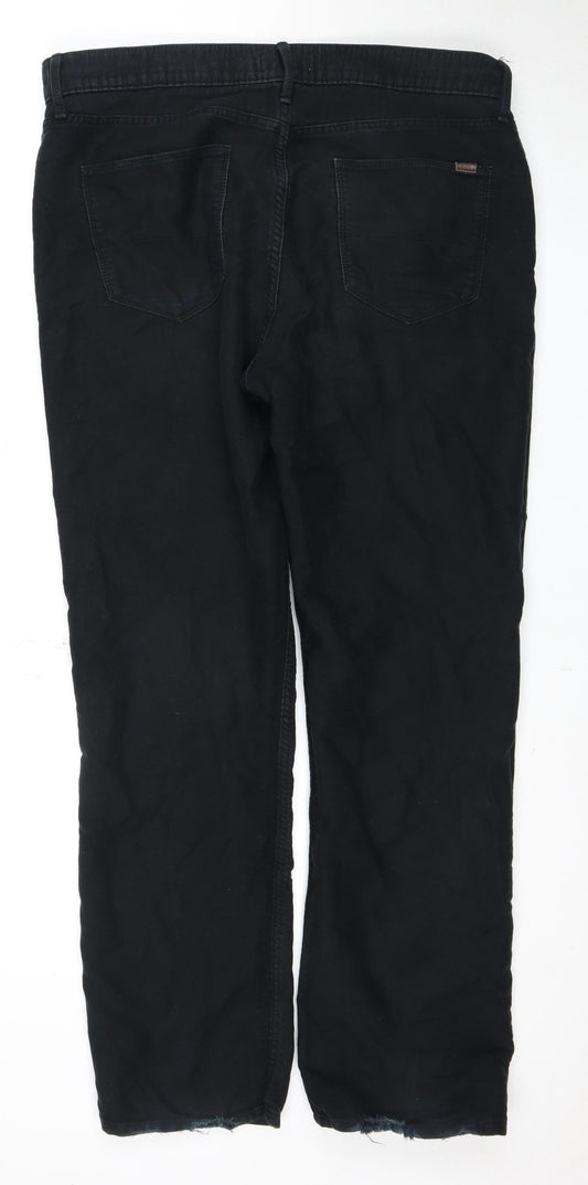 Marks and Spencer Men's Black Straight Jeans 31 in