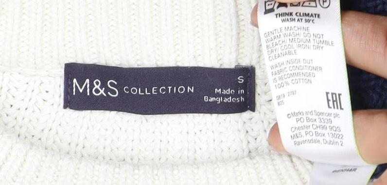 Womens UK Size S Marks and Spencer Multicoloured Pullover Jumper