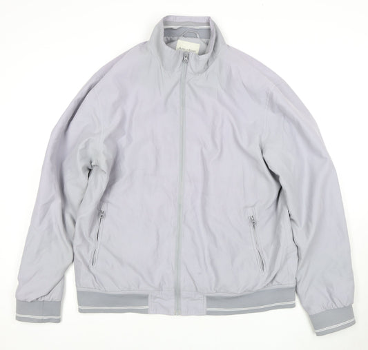 Mens UK Size L Aspen & Court Grey Basic Jacket