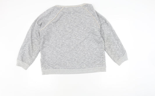 Womens UK Size L French Connection Grey Pullover Sweatshirt