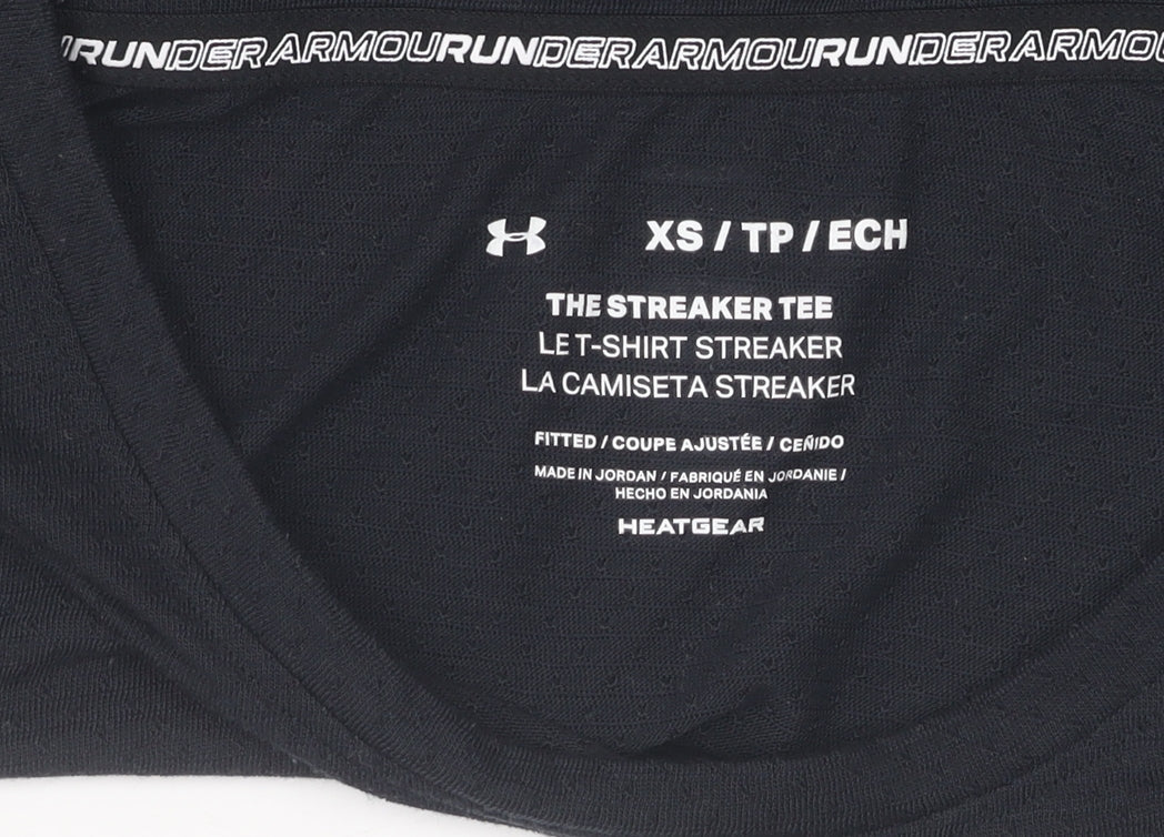 Under Armour Women's Black XS Fitted T-Shirt