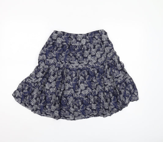 FatFace Women's Blue Pleated Skirt Size 8