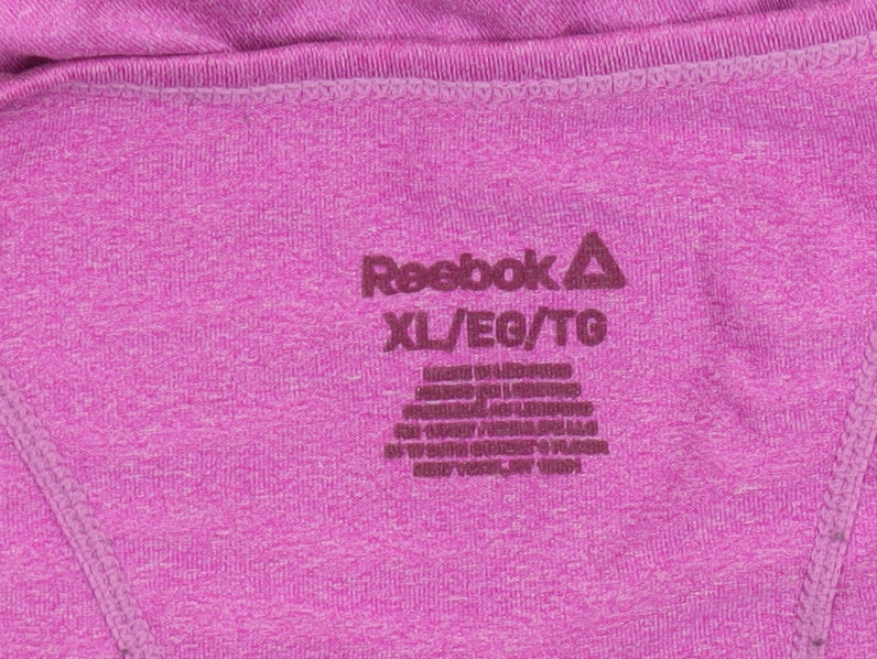 Reebok Women's Purple XL Activewear T-Shirt