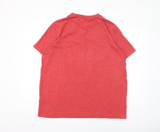 Mens UK Size 2XL George Red T-Shirt