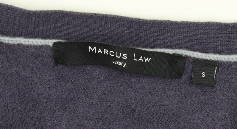 Marcus Law Women's Purple Wool Cardigan, Size S