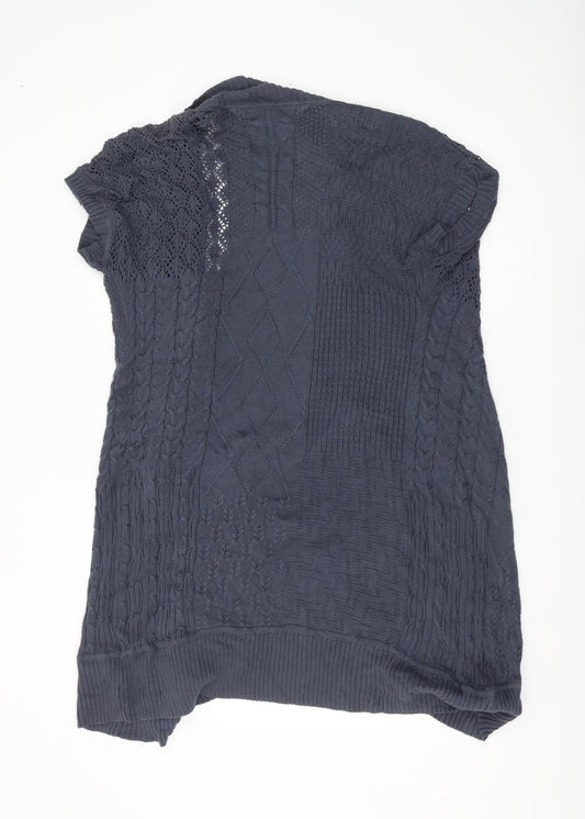 Womens UK Size S Tommy Hilfiger Blue Cardigan Jumper