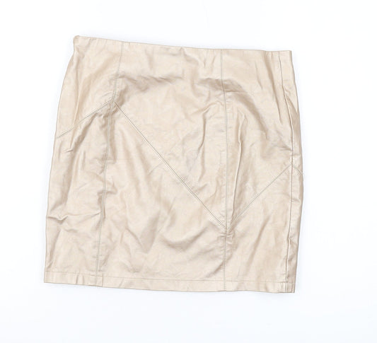 Noisy May Women's Beige Pencil Skirt S