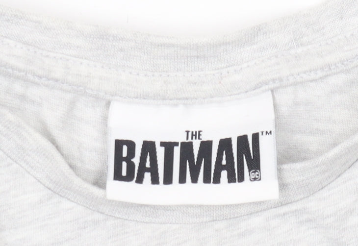 Pep & Co Boys Grey Batman T-Shirt 10-11 Years Graphic Casual